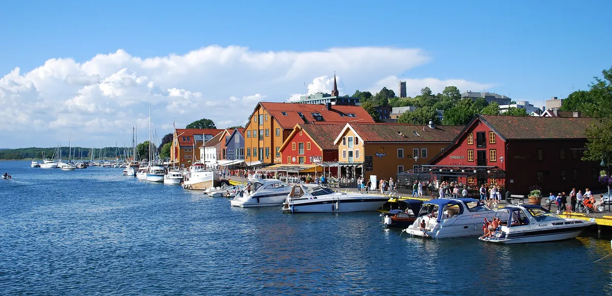 Brygge og båthavn i Tønsberg-området