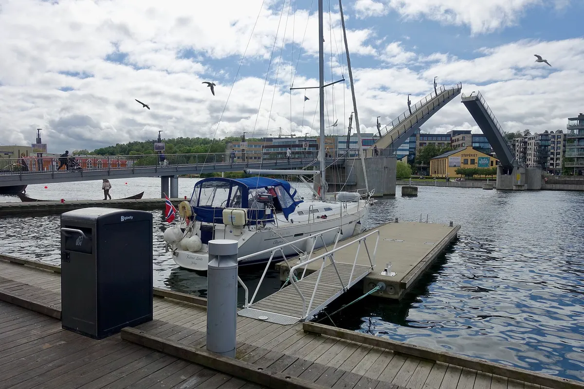 Brygge og båthavn i Tønsberg-området