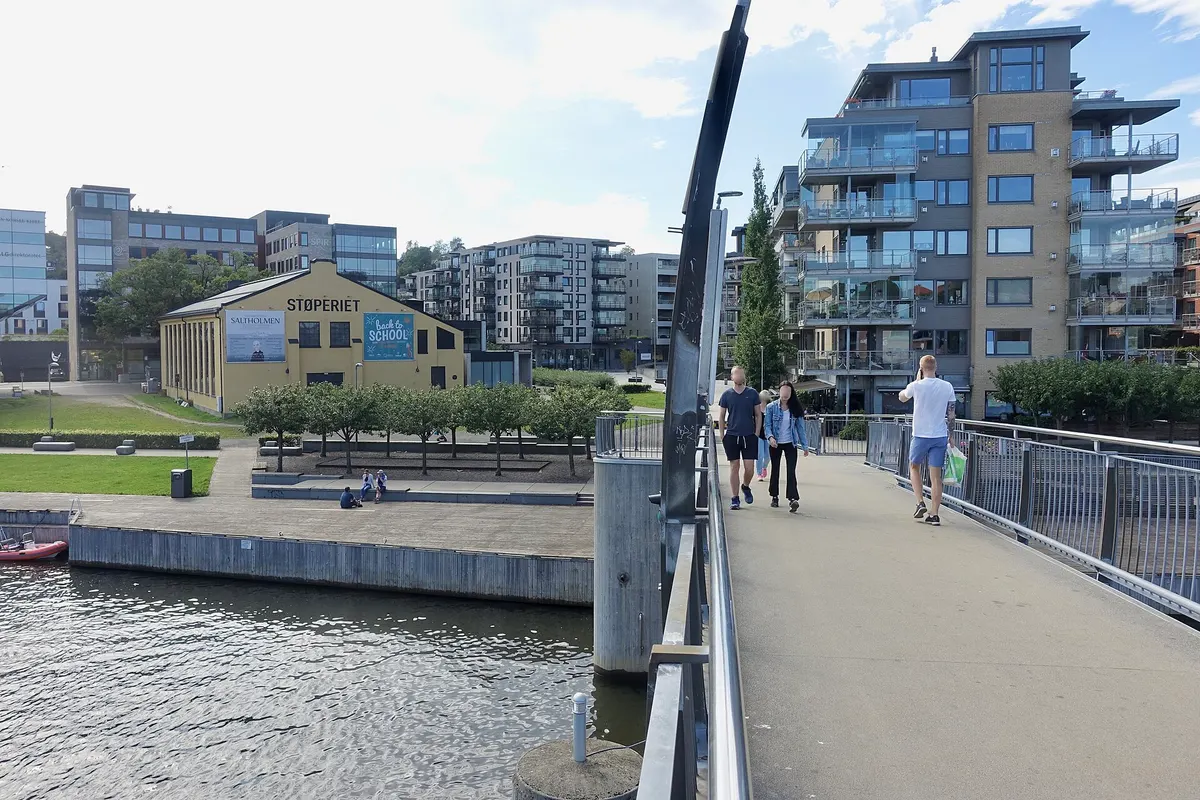 Brygge og båthavn i Tønsberg-området