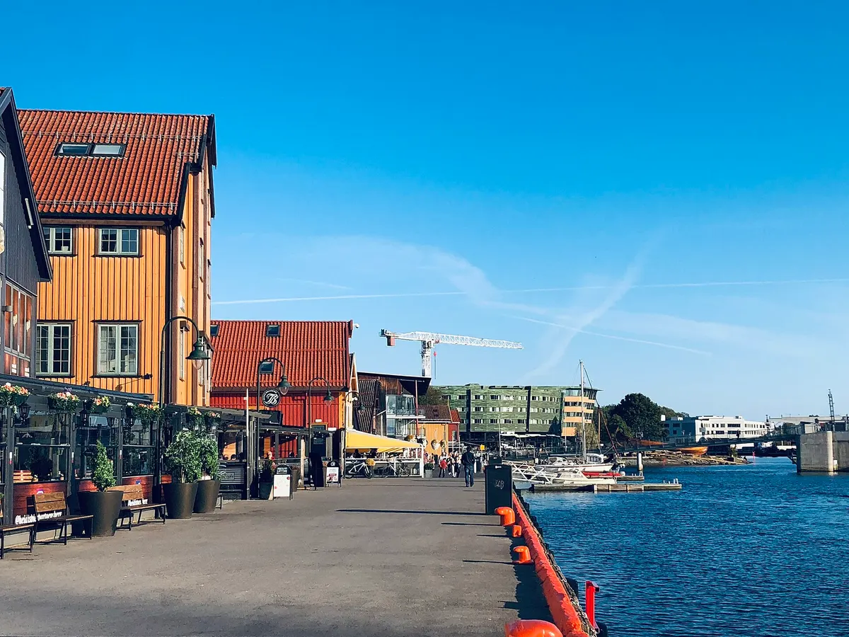 Brygge og båthavn i Tønsberg-området
