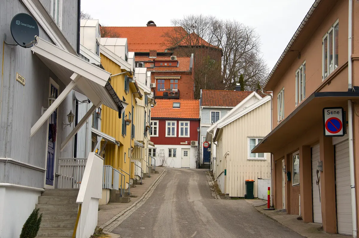 Gate i Tønsberg sentrum