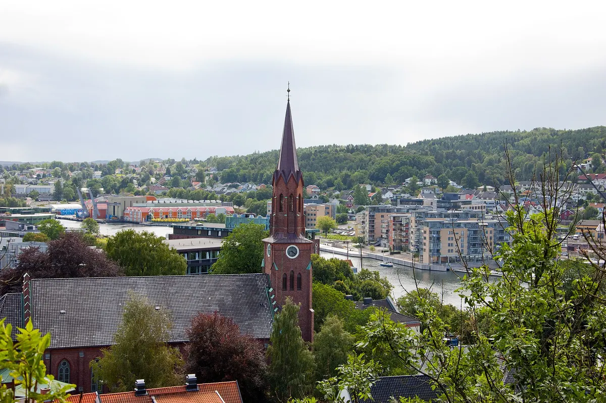 Historisk bygning i Tønsberg-området