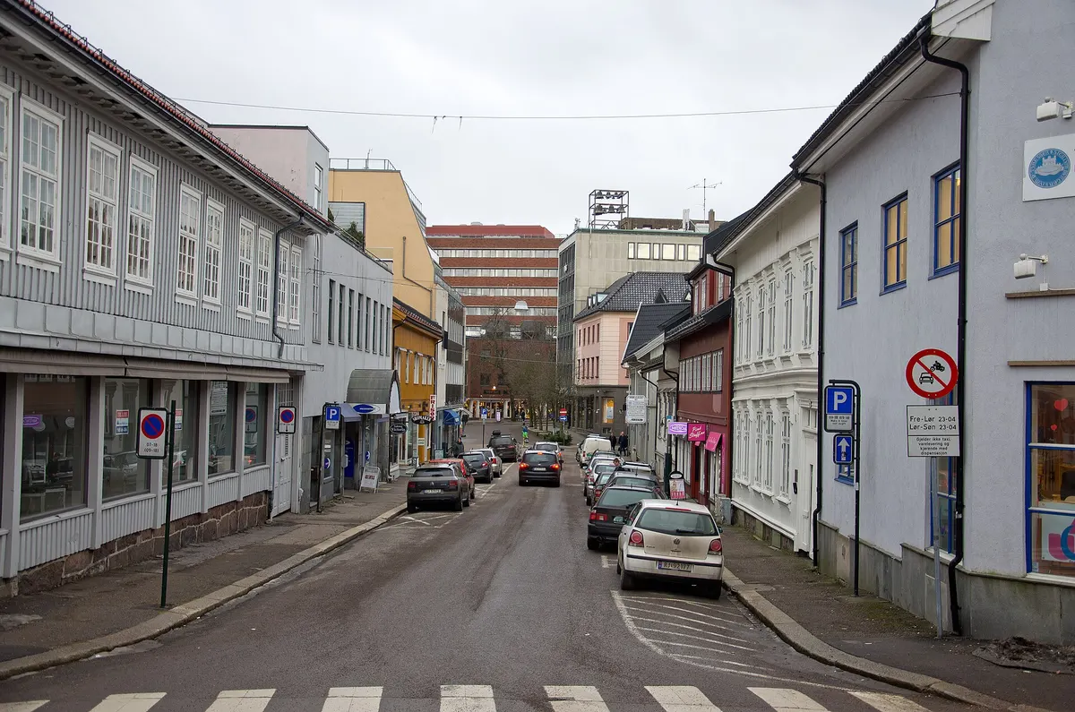 Gate i Tønsberg sentrum